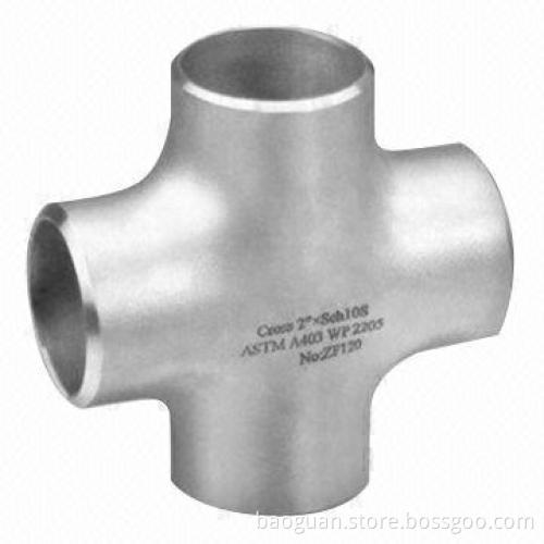 Stainless Steel Pipe Cross with ASME B16.9 Standard